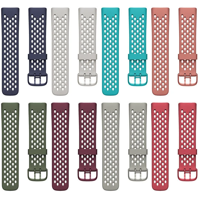 Top Trends: Replacement Band For Fitbit Charge 5 6 Band Silicone Breathable Wristband For Fitbit Charge 5 6 Smart Watch Wrist Strap Shoppable Styles