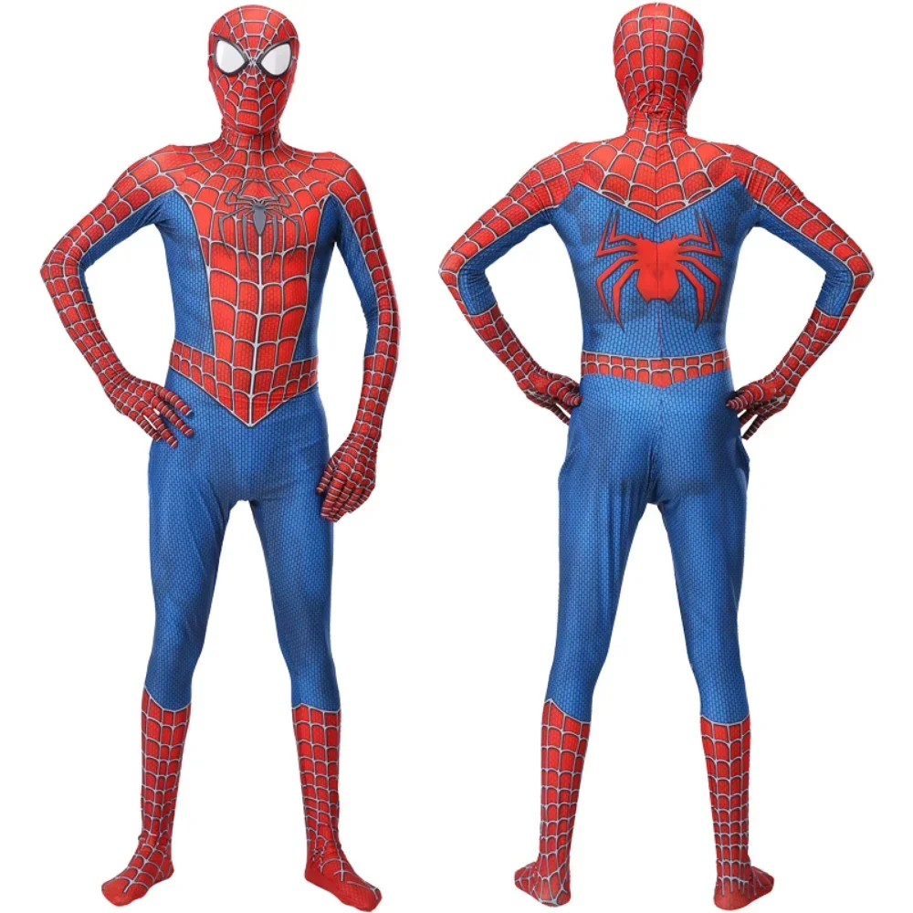 Top Trends: Movie Iron Spider Cosplay Amazing Disfraz Spiderman Attached Mask Carnival Party Suits Superhero Bodysuit For Kids Adult Shoppable Styles