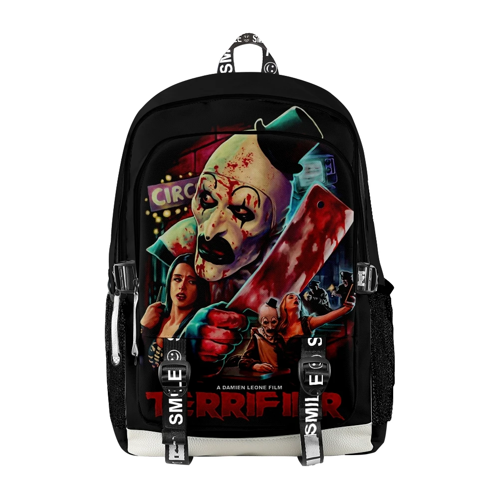 Top Trends: Terrifier Everybody Loves A Clown Backpack Children Kids School Bag Unique Daypack Unisex Traval Bag Oxford Cloth Zipper Bags Shoppable Styles