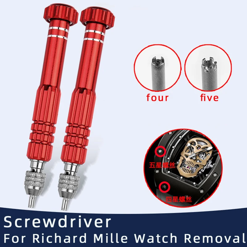 Top Trends: Opener Screwdriver For RM Richard Mille Watch 3 4 5 Claws Screwdriver Strap Removal Tools Watch Repair Tool Cover Shoppable Styles