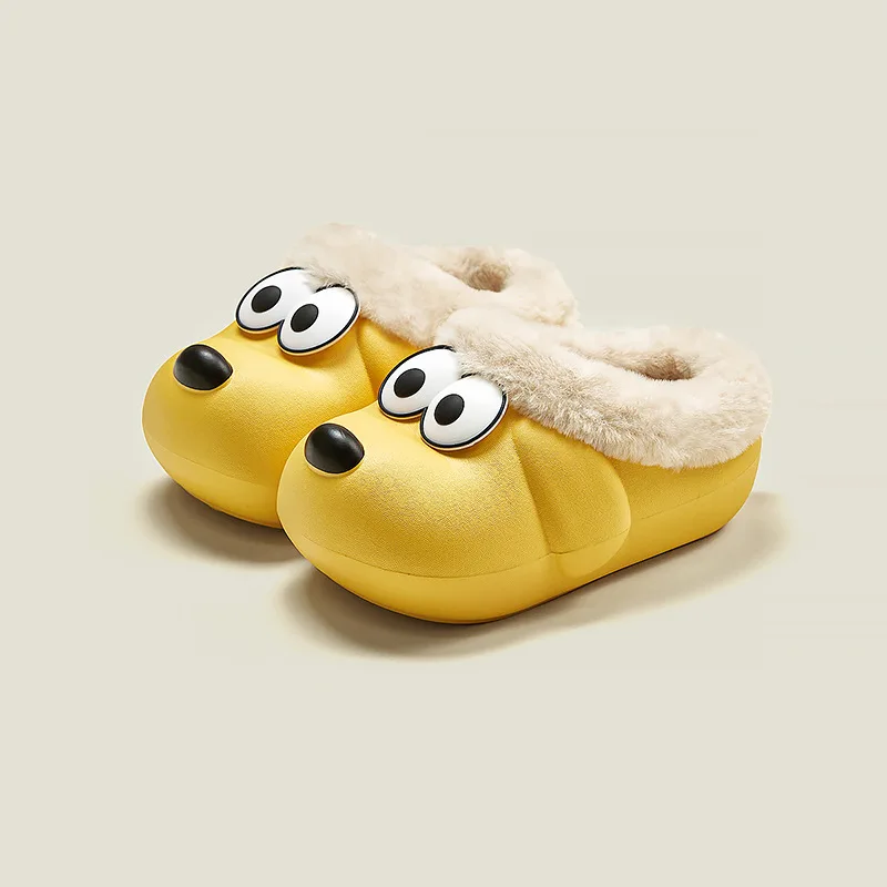 Top Trends: Children&#039;s Cotton Slippers Boys&#039; Girls&#039; Baby Plush Slipper Cute Puppy Indoor Non Slip Home Shoes Waterproof Cotton Shoes Shoppable Styles