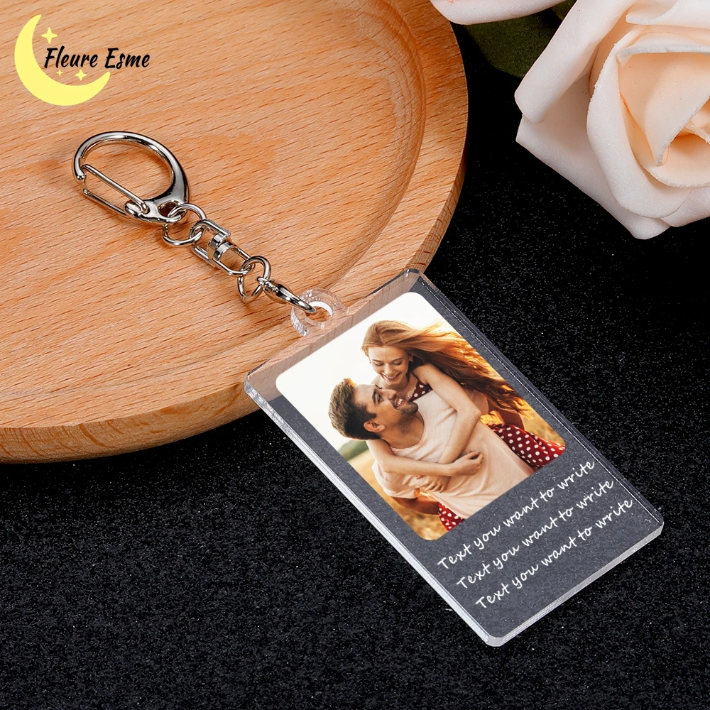 Top Trends: Custom Photo Keychain Gifts For Her Personalized Key Chain Transparent Keychain Christmas Keychains Customized Gift Products Shoppable Styles