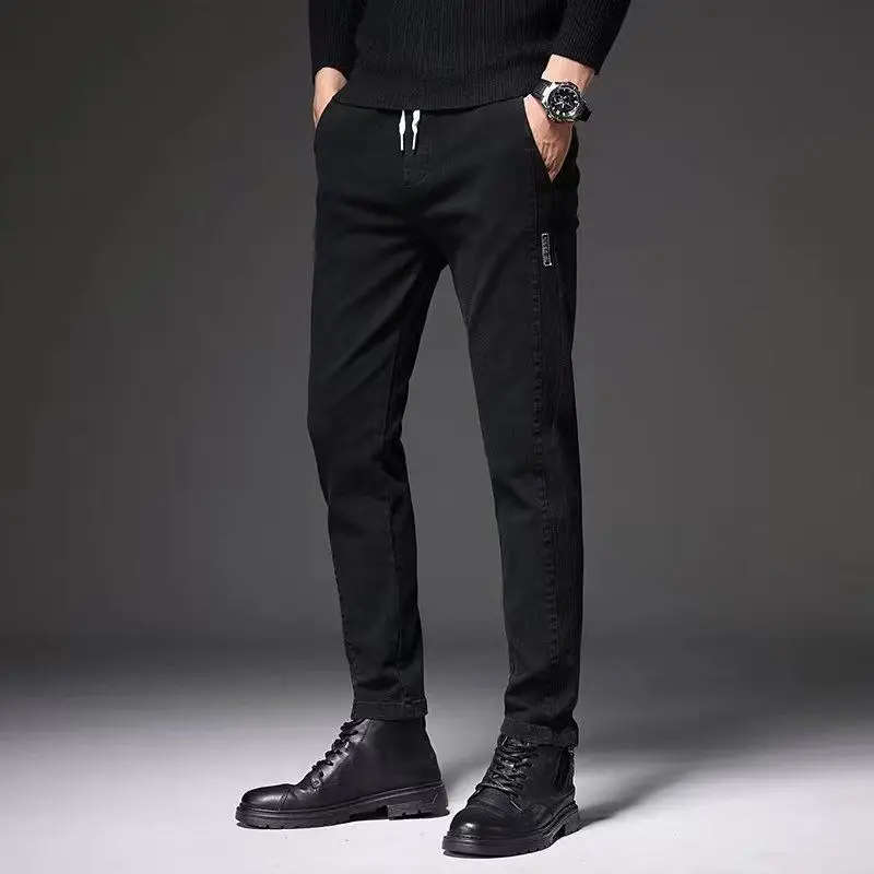 Top Trends: Business Office Casual Solid Harem Pants For Men 2023 Spring Autumn Simplicity Fashion Slim Mid Waist Trousers Male Clothes Shoppable Styles - Image 2