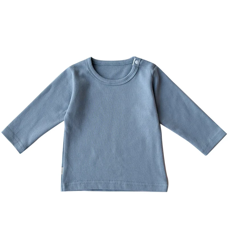 Top Trends: Autumn New Baby Long Sleeve Cotton T Shirts Boy Girl Newborn Solid Casual Bottoming Shirt Infant Toddler Letter Pullover 0-24M Shoppable Styles - Image 5