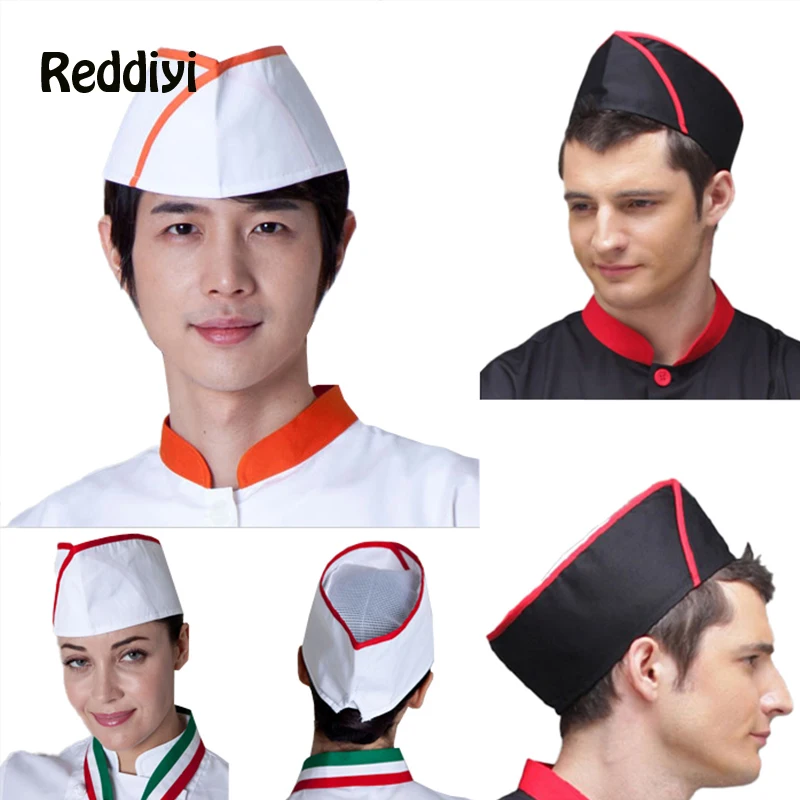 Top Trends: Hotel Men Chef&#039;s Hat Catering Cap Canteen Breathable Mesh Hats Restaurant Kitchen Cooking Hat Bakery Women Waiter Work Caps Shoppable Styles