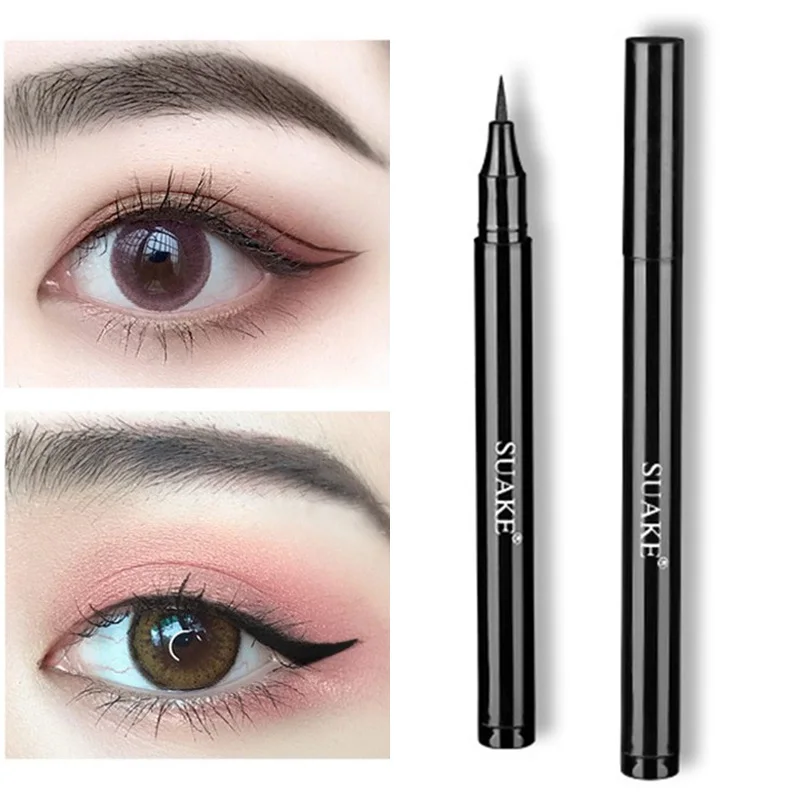 Top Trends: Waterproof Liquid Eye Liner Black Matte Smooth Eyeliner Pen Long-lasting Quick Drying Eyeliner Pencil Beauty Natural Eye Makeup Shoppable Styles - Image 2