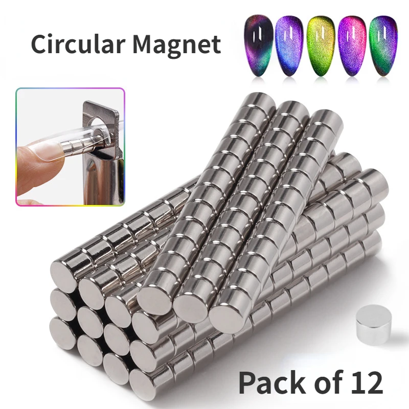 Top Trends: 12 / 24Pcs Small Magnets For Acrylic Nails Boxed 0.4*0.5mm Magnetic Stick Professional Nail Clipper False Tips Edge Cutters Magnet Shoppable Styles