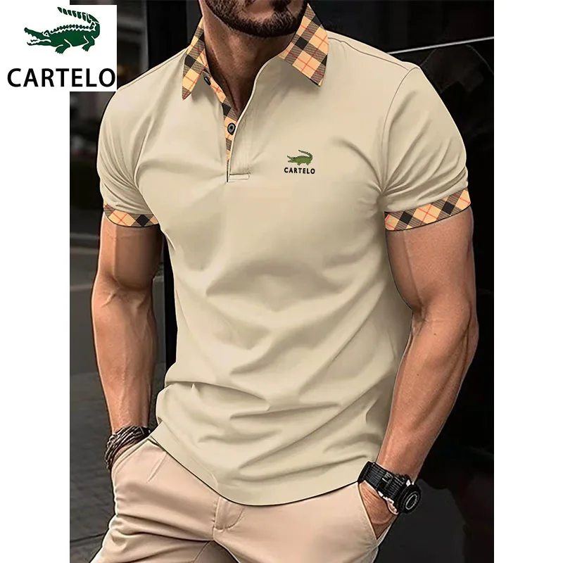 Top Trends: Summer New Men&#039;s Casual Short-sleeved Polo Shirt Fashion Lapel T-shirt Men&#039;s Comfortable Polo Shirt Men&#039;s Clothing Shoppable Styles