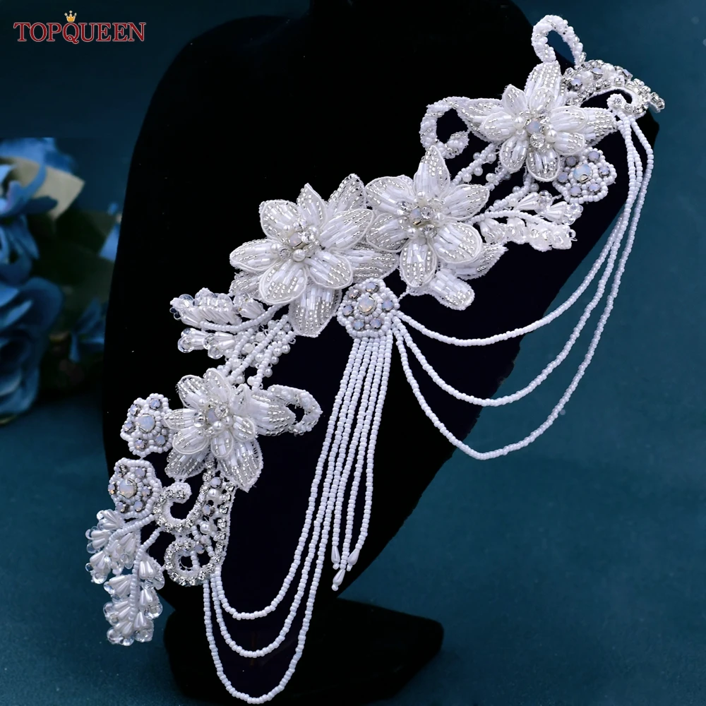 Top Trends: TOPQUEEN S112 Epaulets Shoulder Decorative Jewelry Fashion Temperament Clothes Applique Accessories Daily Handmade Flower Opal Shoppable Styles