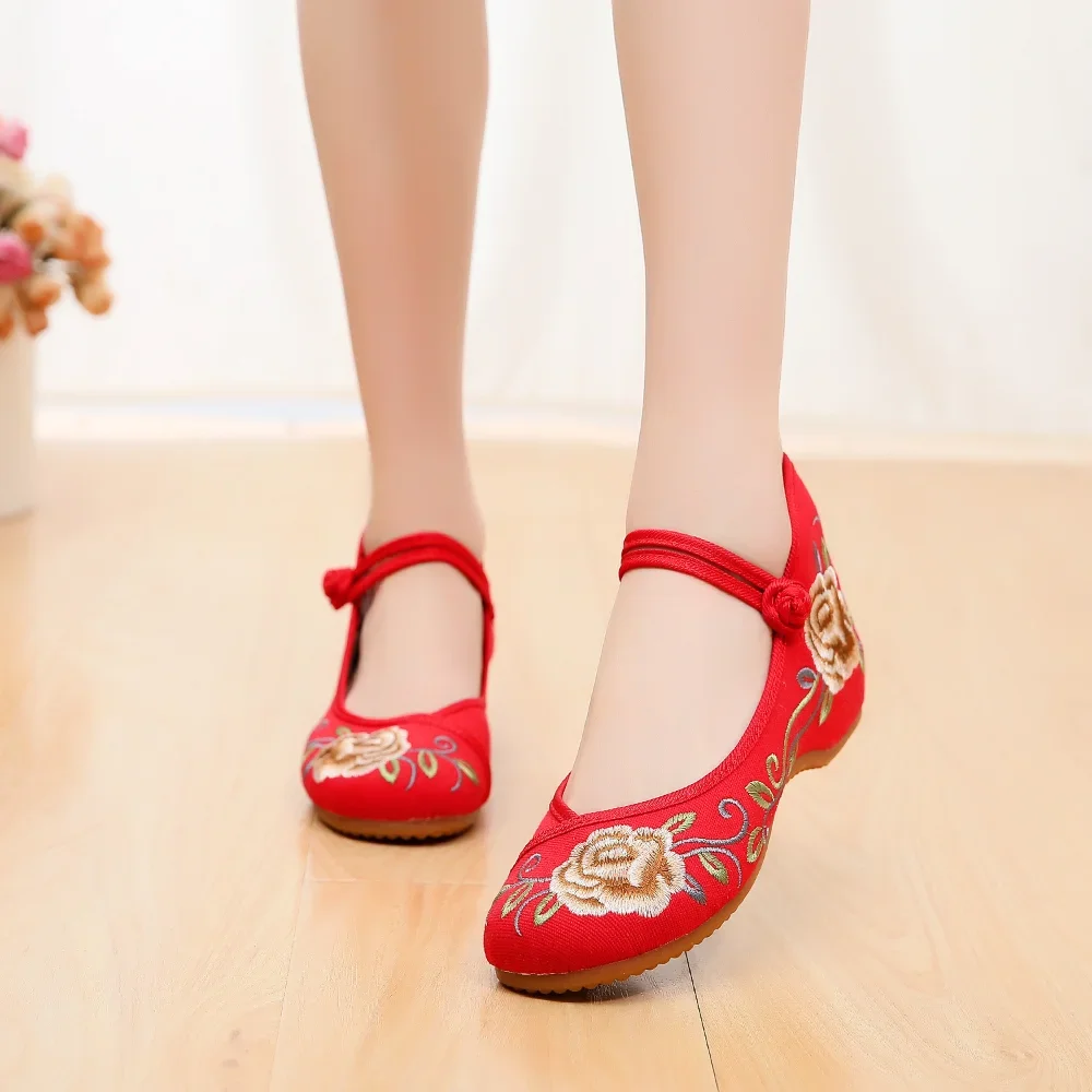 Top Trends: Casual Shoes For Women Fashion Vintage Elegant Ethnic Style Embroidery Streetwear Chinese Women's Shoes Summer New Shoppable Styles