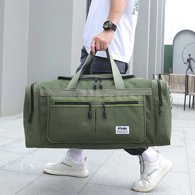 Top Trends: 70L Gym Bags Travel Luggage Foldable Sport Large 70CM Travel Duffel For Women Men Handbag Multifunction Weekender Bag XA831F Shoppable Styles