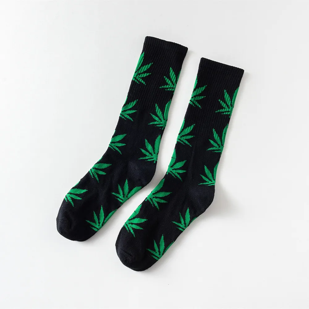 Top Trends: Winter High Quality Harajuku Chaussette Style Weed Socks For Women Men's Cotton Hip Hop Socks Man Meias Mens Calcetines Shoppable Styles - Image 3