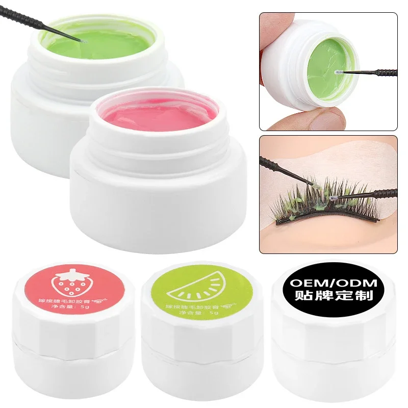 Top Trends: Lash Glue Remover 5g 10g No Irritating Quick Unloading Adhesive Professional Cream Remover For Eyeslash Extension Makeup Tools Shoppable Styles