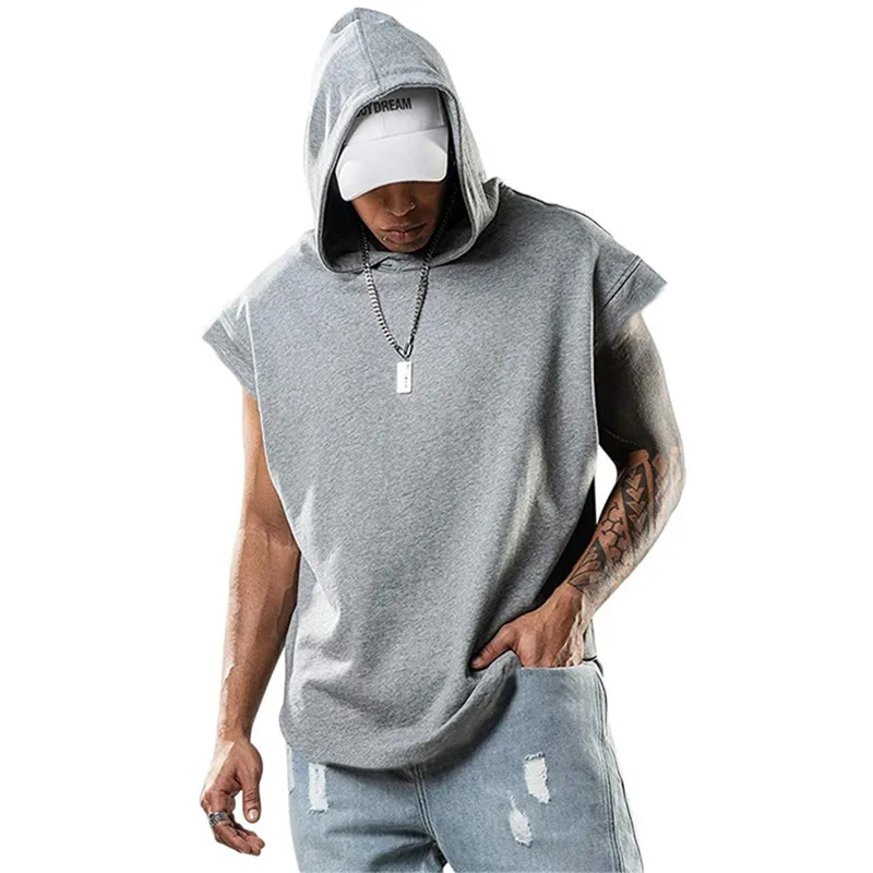 Top Trends: New Men's Sports Tank Top Hoodie Sleeveless T-shirt Shoppable Styles