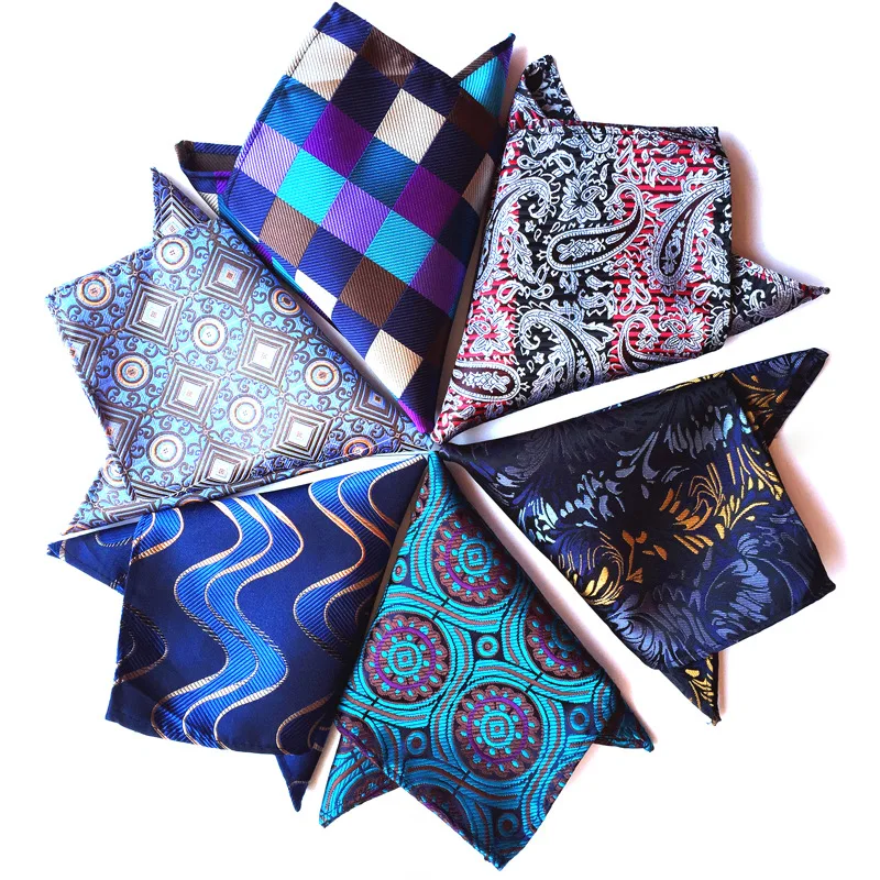 Top Trends: Men Suit Handkerchief Popular Fashion Jacquard Pocket Square Luxury Shoppable Styles