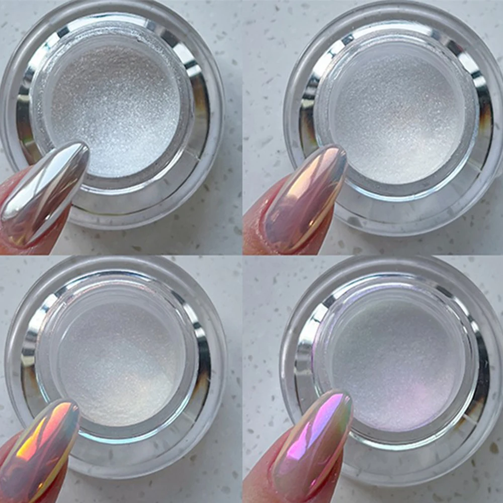 Top Trends: 2023&#039;s Moonlight Mirror Glitter Powder Net-0.2g Metallic Silver Effect Chrome Powder 1*Jar Aurora Magic Mirror Manicure Powder P Shoppable Styles