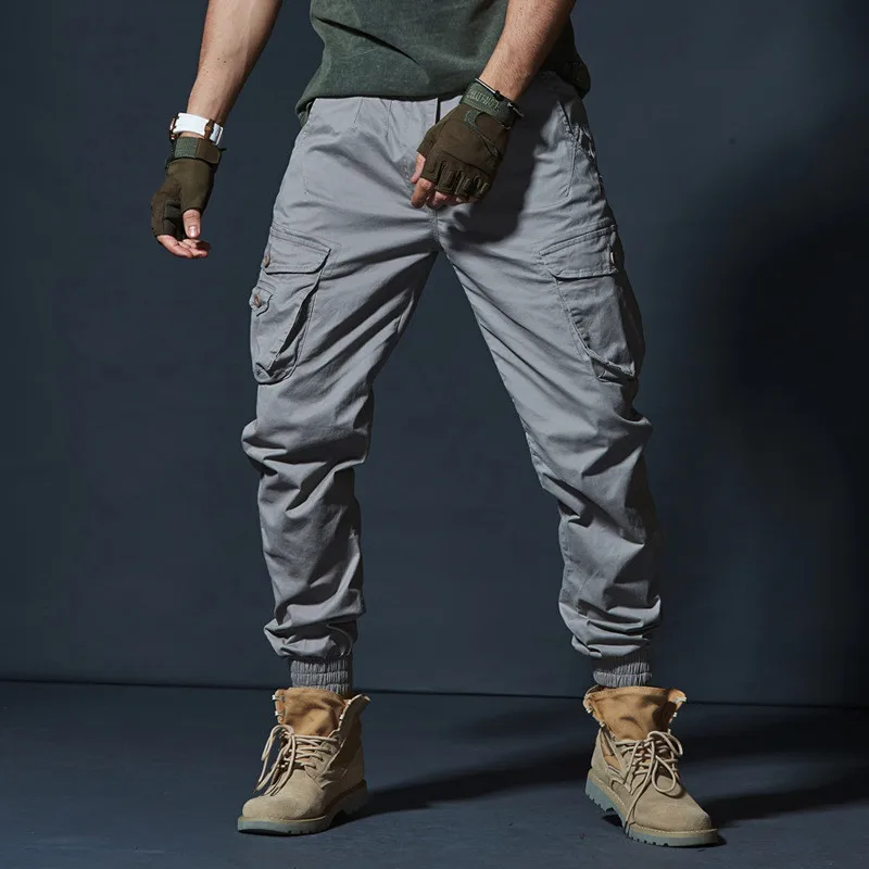 Top Trends: High Quality Cotton Fashion Military Camouflage Casual Tactical Cargo Pants Streetwear Harajuku Joggers Men Clothing Trousers Shoppable Styles