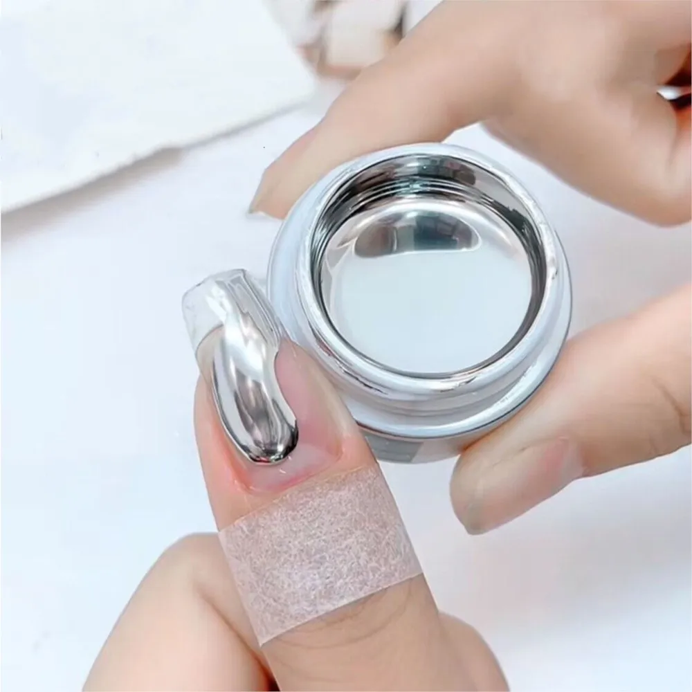 Top Trends: Metallic Painting Gel Nail Polish Silver Chrome 3D Metal Painted Drawing Gel Polish 8ml Mirror Effect Glossy Soak Off UV Gel DIY Shoppable Styles