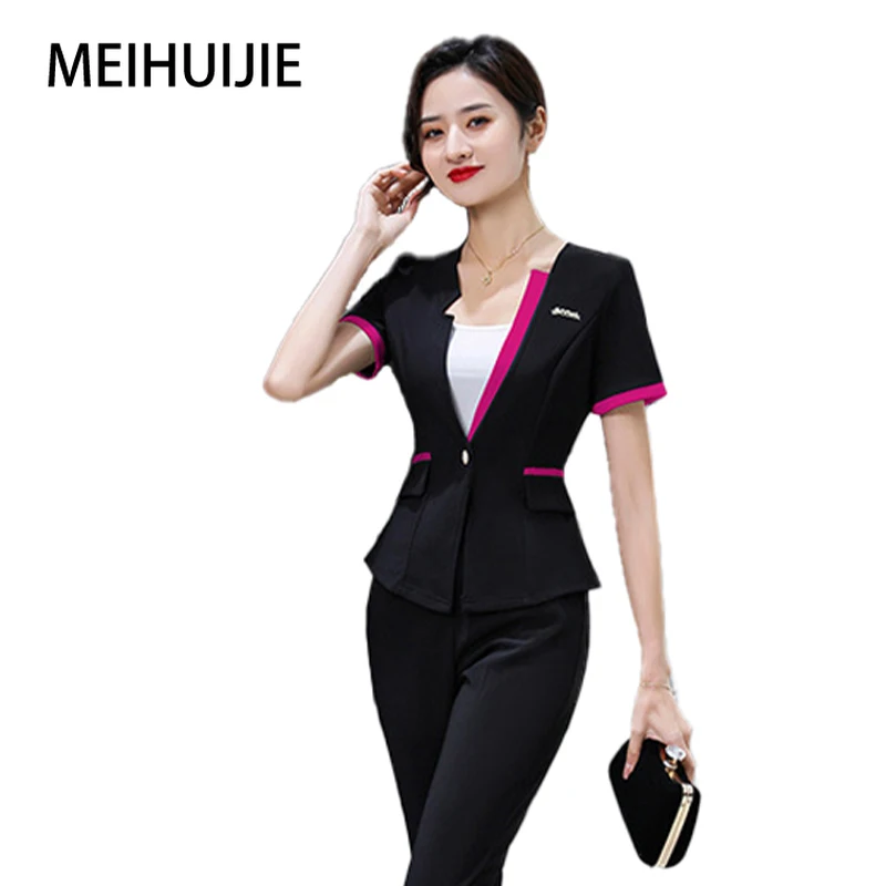 Top Trends: Women Massage Clothes Black 2pcs Sets Female Sauna Foot Bath Uniforms Beauty Clothing Beautician Clothes Spa Uniform Aesthetic Shoppable Styles