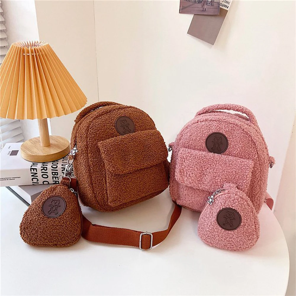 Top Trends: Personalised Bear Backpacks Custom Name PortableMini Children Travel Shopping Rucksacks Women Cute Bear Shaped Shoulder Backpack Shoppable Styles - Image 4