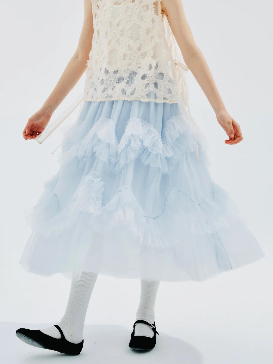 Top Trends: Imakokoni Original 2023 Summer New Color Sweet Tulle Skirt A-line Skirt Design Sense 234162 Shoppable Styles