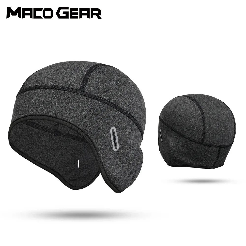 Top Trends: Winter Helmet Lining Hat Thermal Windproof Running Sports Hats Soft Stretch Beanies Warm Ear Cover Hiking Cycling Ski Cap Men Shoppable Styles