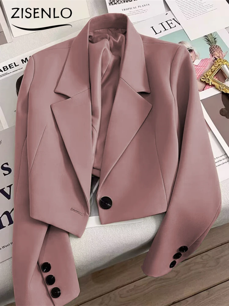 Top Trends: Blazer Woman Spring New Solid Color Leisure Loose Temperament Suit Jacket Fashion Trend Suit Elegant Outerwears Korean Fashion Shoppable Styles