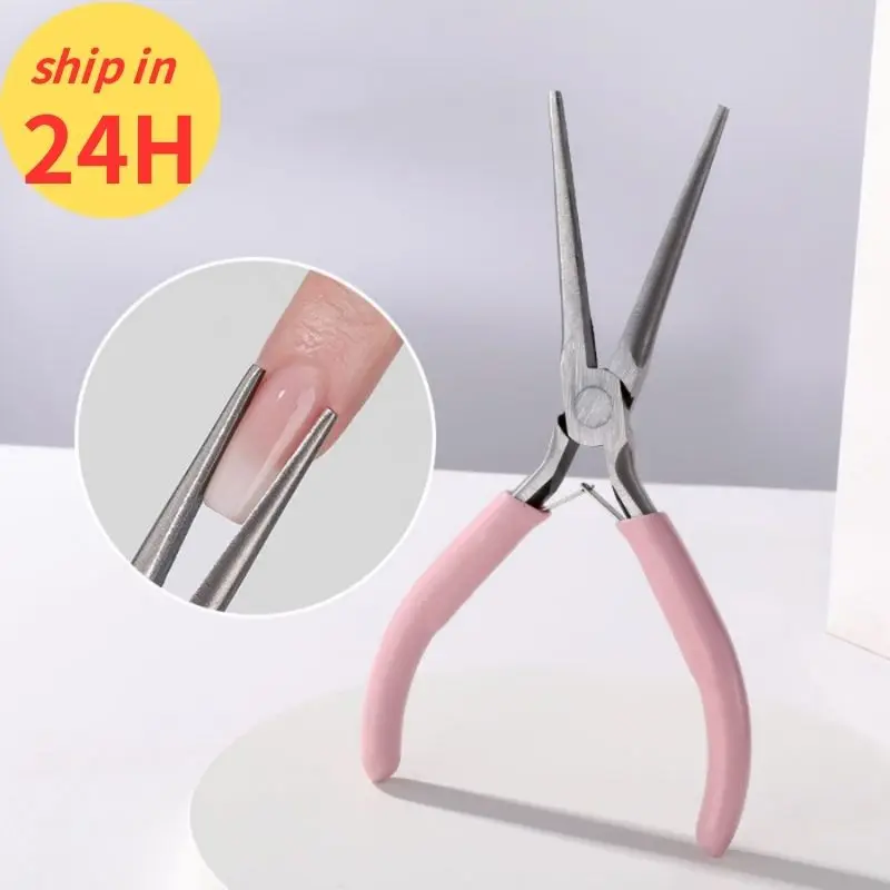 Top Trends: Acrylic Nails Pincher Quick Building Extension Tips Clips Manicure Tools Nail Shaping Tweezers C Curve Pinching Tool UV Gel Mold Shoppable Styles