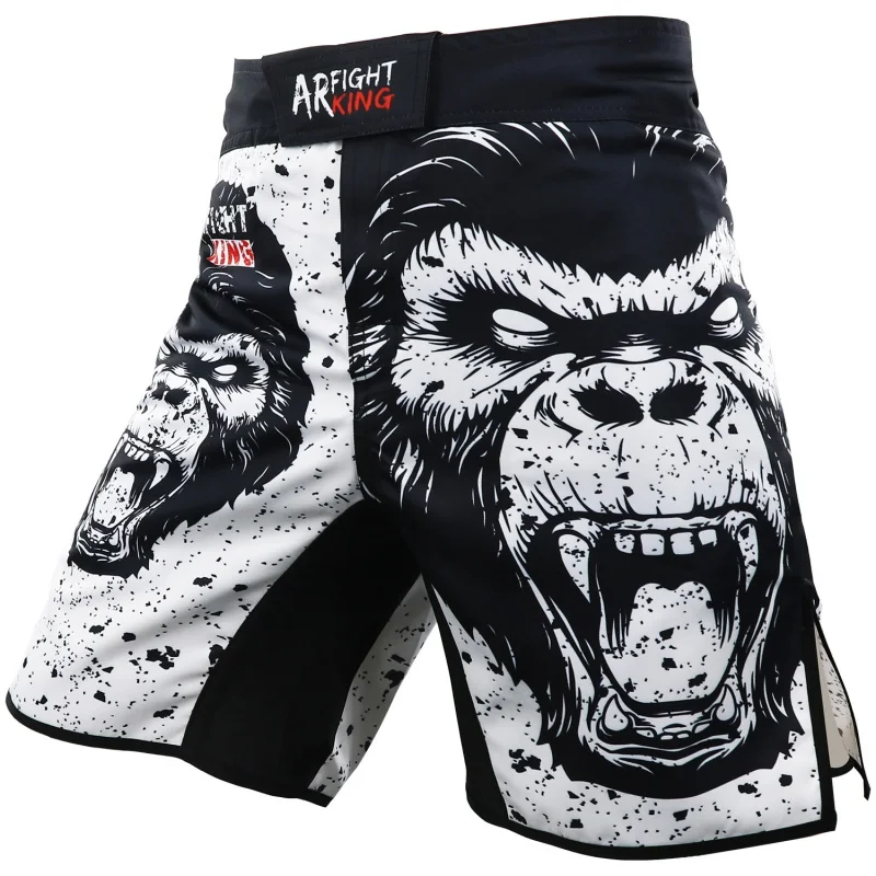 Top Trends: MMA White Ape Fight Sports Comprehensive Fighting Training Shorts Beach Fitness Jiu Shu Running Thai Boxing Sanda Shorts Shoppable Styles