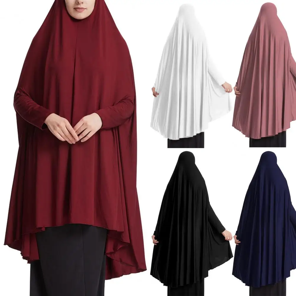 Top Trends: Women Robe Middle East Arab Vintage Oversized Hem Long Sleeve Robe Pleated Hem Muslim Hijab Retro Robe With Hooded Midi Robe Shoppable Styles