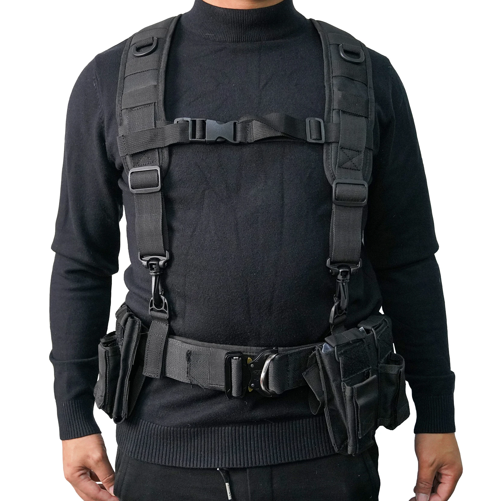 Top Trends: MELOTOUGH Tactical Outdoor H-Harness Duty Belt Suspenders (Battle Belt Not Included) Adjust Suspender подтяжки тактические Shoppable Styles - Image 2