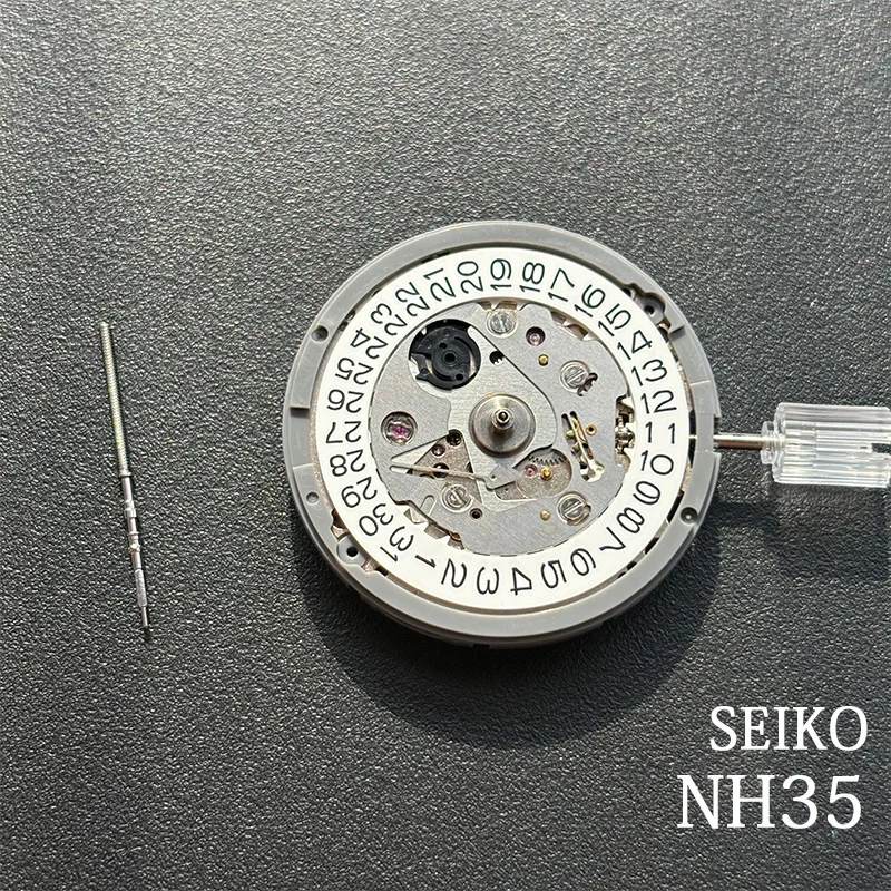 Top Trends: Japan NH35 Movement Automatic Mechanical High Accuracy Japona Seiko NH35A-3 Watch Calendar Mechanism Wrist Day Date Set Shoppable Styles