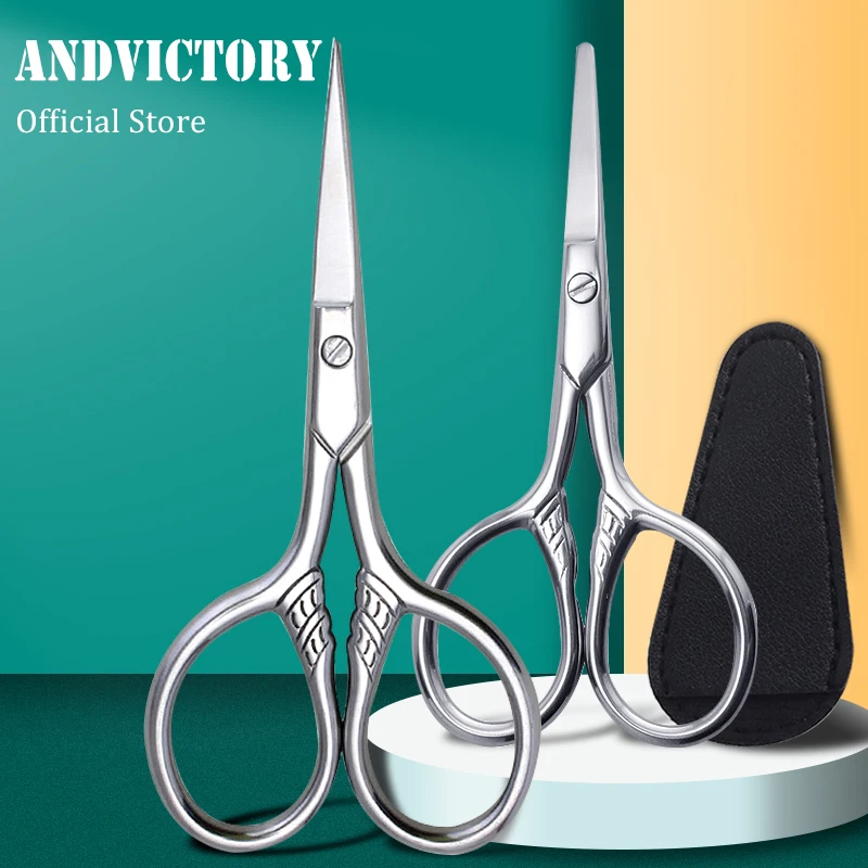 Top Trends: 1Pcs Stainless Steel Small Makeup Grooming Scissors Eyebrows For Manicure Nail Cuticle Beard And Mustache Trimmer Nose Hair Tool Shoppable Styles