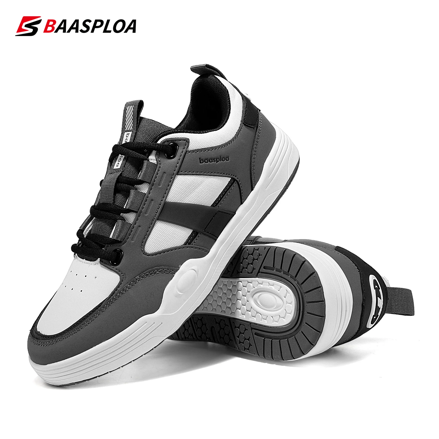 Top Trends: Baasploa 2023 Leather Walking Shoes Men's Sneaker Lightweight Waterproof Male Casual Shoes Comfortable Skateboard Shoes Shoppable Styles