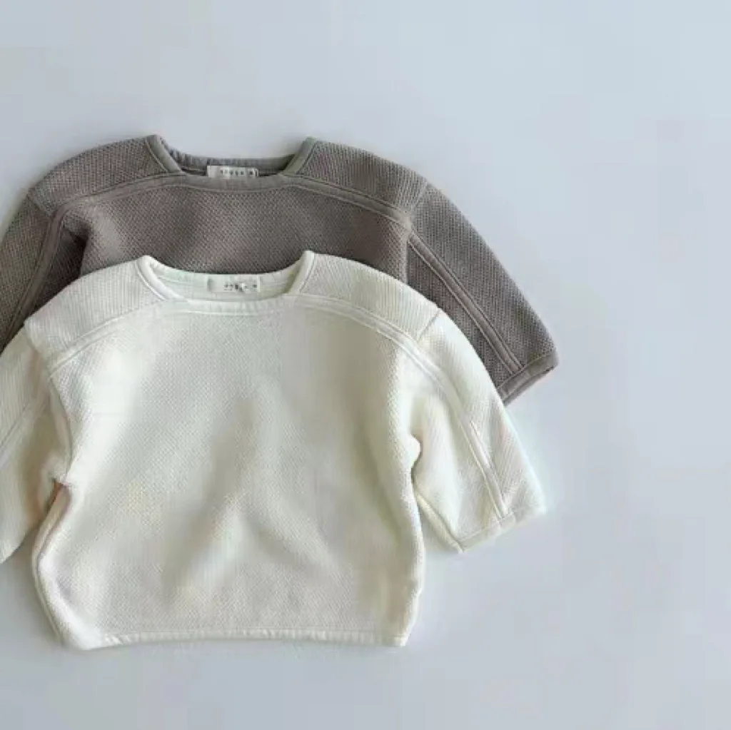 Top Trends: Autumn New Baby Long Sleeve T Shirts Infant Solid O-neck Tops Boy Girl Tees Toddler Cotton Bottoming Shirt Kids Casual Clothes Shoppable Styles