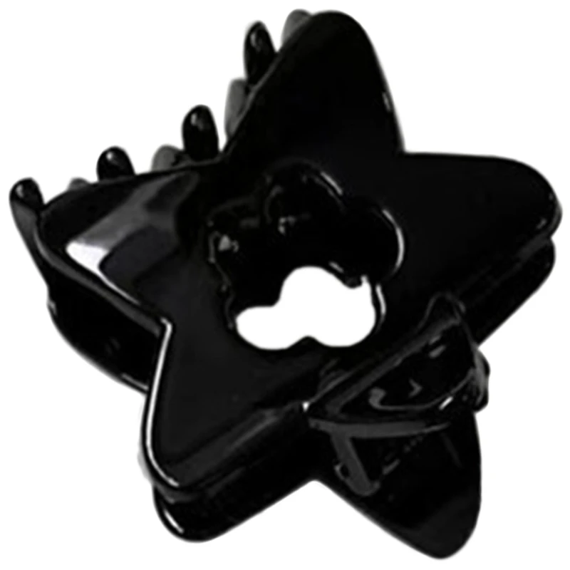 Top Trends: Star Hair Clip Cute Sweet Star Hair Claw Clamps Hollow Star Decorative Headwear Small Hair Catch Jaw Clips Barrettes Shoppable Styles