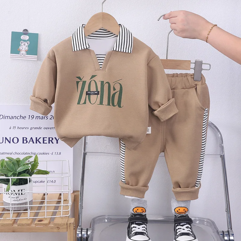 Top Trends: IENENS 2PC Children&#039;s Sets Boys Long Sleeves Outfits Clothing Kids Baby Boy Casual Cotton Tracksuits Clothes Hoodie + Trousers Shoppable Styles