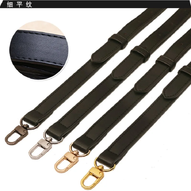 Top Trends: Adjustable 102-120CM Leather Shoulder Bag Strap Coffee Crossbody Strap Women Handbag Bag Belt Accessories Gold Buckle Shoppable Styles