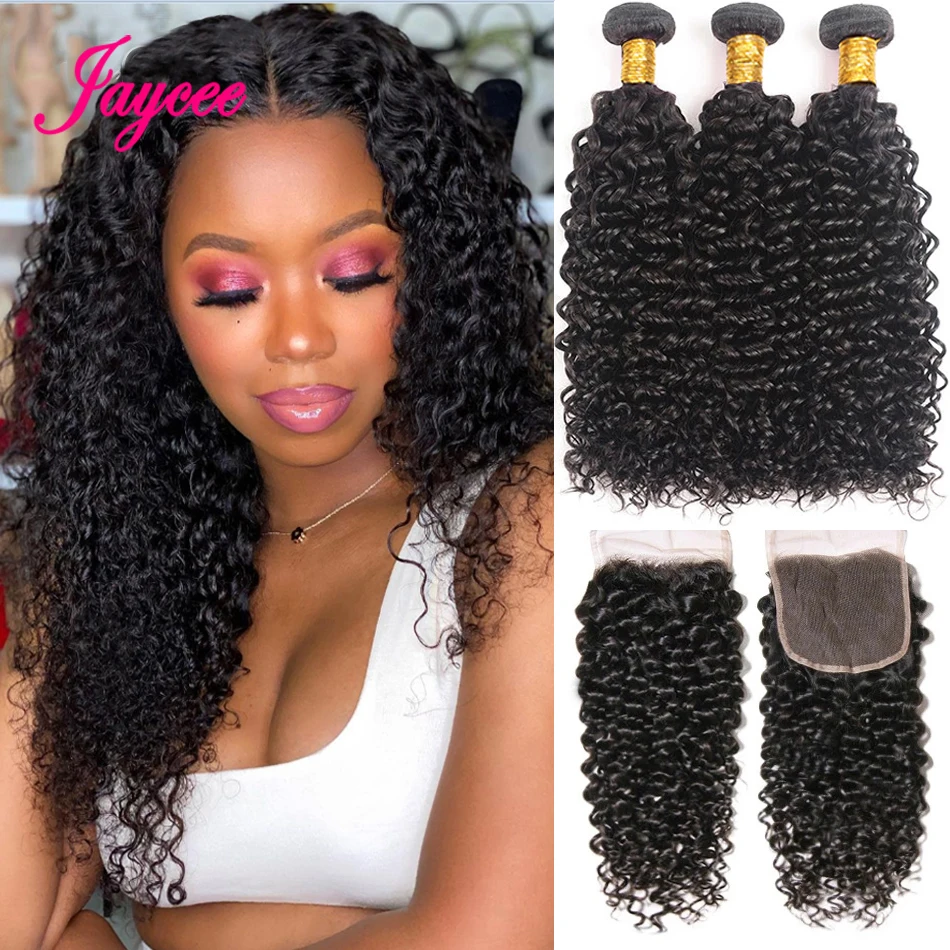 Top Trends: 12A Brazilian Virgin Human Hair Kinky Curly Bundles With Frontal Ocean Water Wave Bundles With Frontal Bundles With Lace Closure Shoppable Styles