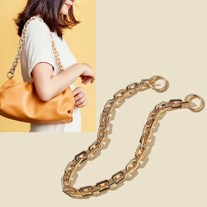 Top Trends: Silver Gold 40 60cm Acrylic Purse Chain Strap Handbag Handles Diy Purse Replacement Chain For Shoulder Bag Handbags Straps Shoppable Styles - Image 4