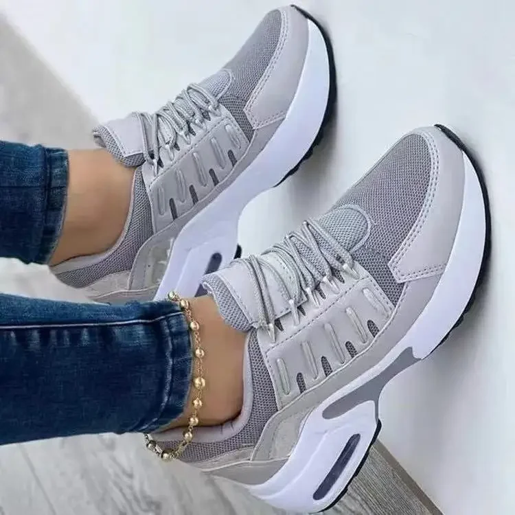 Top Trends: 2022 New Fashion Women Flats Mesh Sport Shoes Summer Platform Breathable Sneakers Casual Running Shoes Walking Ladies Zapatos Shoppable Styles