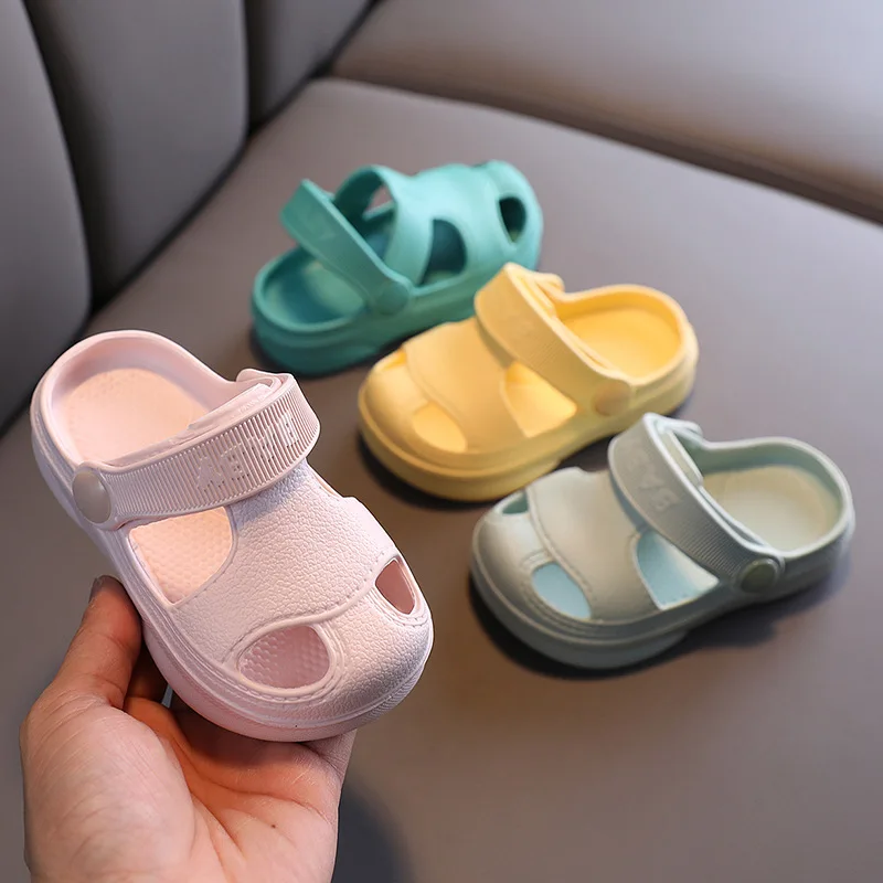 Top Trends: Summer New Baby Shoes Kids Slippers 2022 Children Nice Non -slip Soft Floor Boys Girl Toddler Beach Shoes Kids Sandals 1-5 Years Shoppable Styles