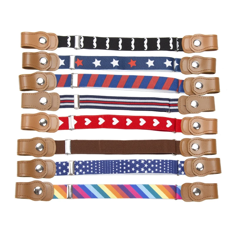 Top Trends: New Child Kids Buckle-Free Elastic Belt No Buckle Stretch Belt For Boys Girls Adjustable Children For Jeans Pants Lazy Belts Shoppable Styles