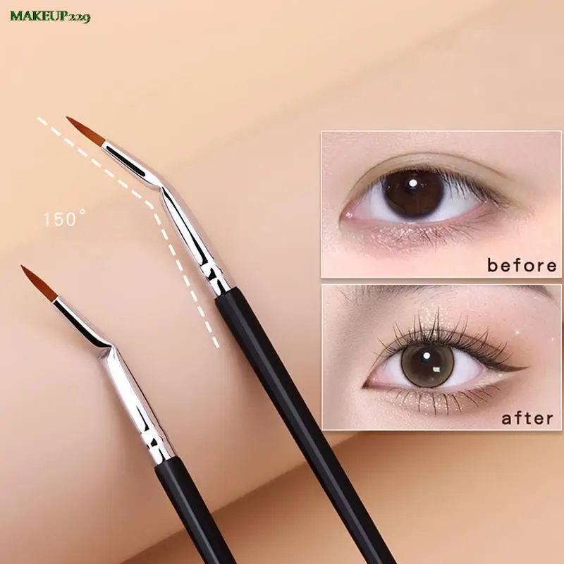 Top Trends: 1pc Eyeliner Brushes Angled Liner Makeup Brush Pointing For Gel Liquid Powder Synthetic Hair Eyes Cosmetic Tools Shoppable Styles