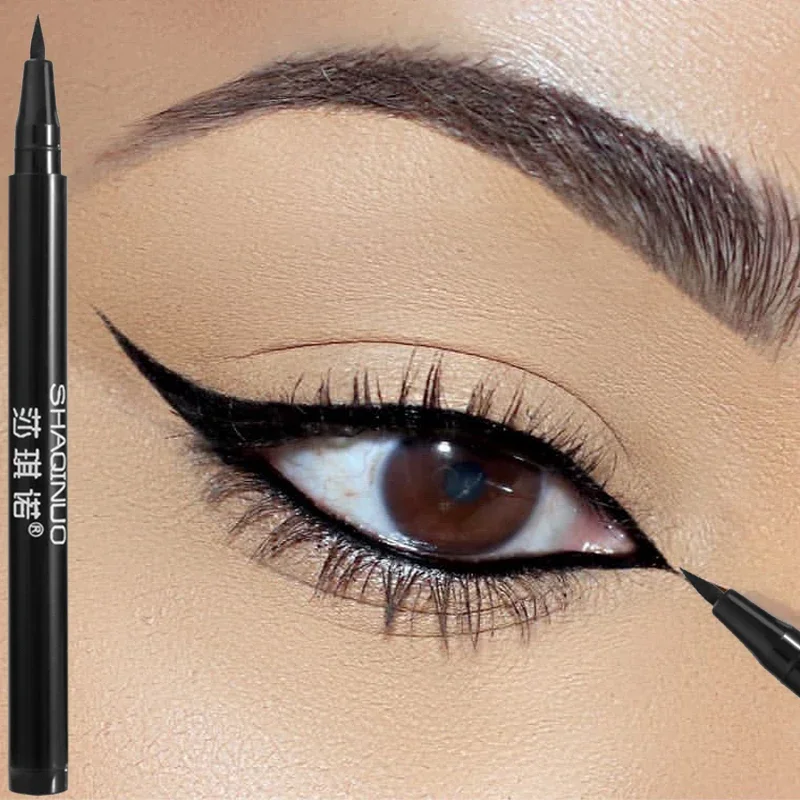 Top Trends: Waterproof Matte Eyeliner Pencil Makeup Long Lasting Quick-dry Smooth Anti Smudge Liquid Eyeliner Pen Women Big Eyes Cosmetics Shoppable Styles