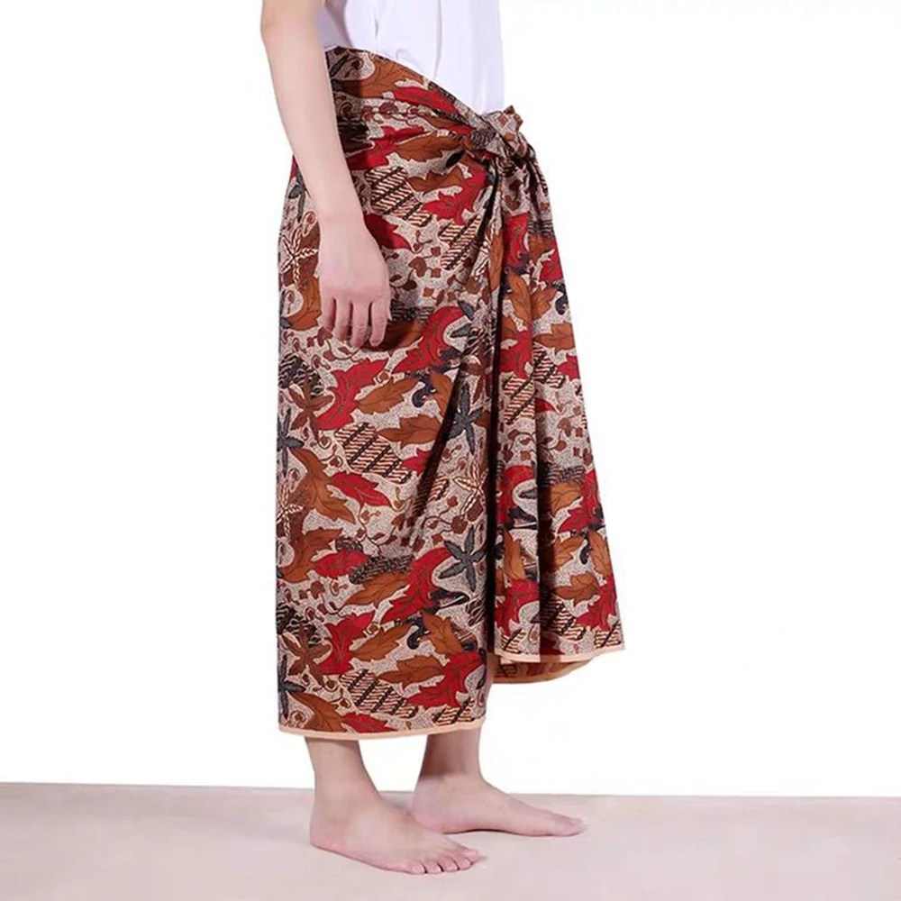 Top Trends: Southeast Traditional Clothing Sarong Men Women Myanmar Longyi Tamane Skirt Thailand Thai Sinh Malaysia Longi Longgyi Lungi Shoppable Styles - Image 3