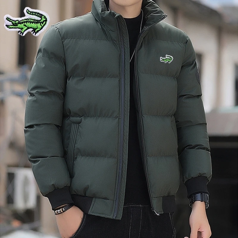 Top Trends: 2024Men&#039;s Embroidered Cotton Jacket For Autumn And Winter, High-quality Warmth, Fashion, Leisure, Outdoor Sports, Windproof Down Shoppable Styles