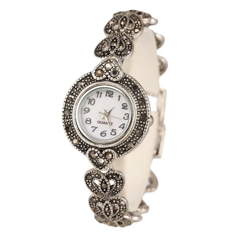 Top Trends: Vintage Luxury Bracelet Watch Women Rhinestone Ladies Elegant Watches Clock Quartz Wrist Watch Relogio Feminino Reloj Mujer Shoppable Styles