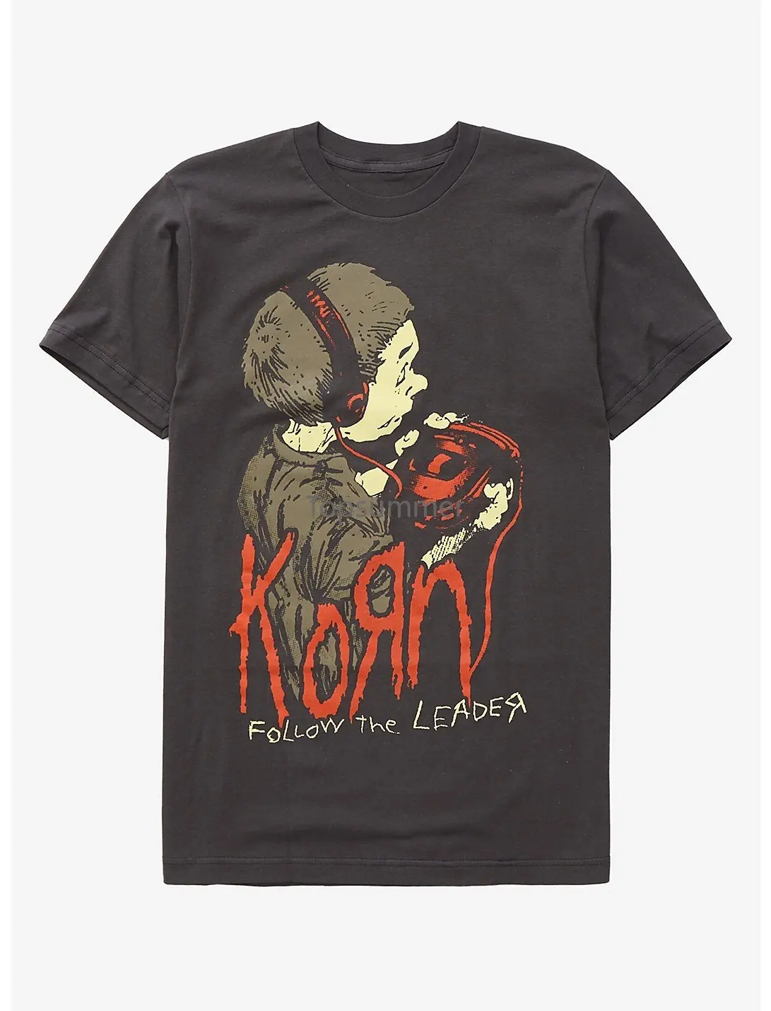 Top Trends: Korn Follow The Leader Walkman T-Shirt Black Hi-Res Shoppable Styles