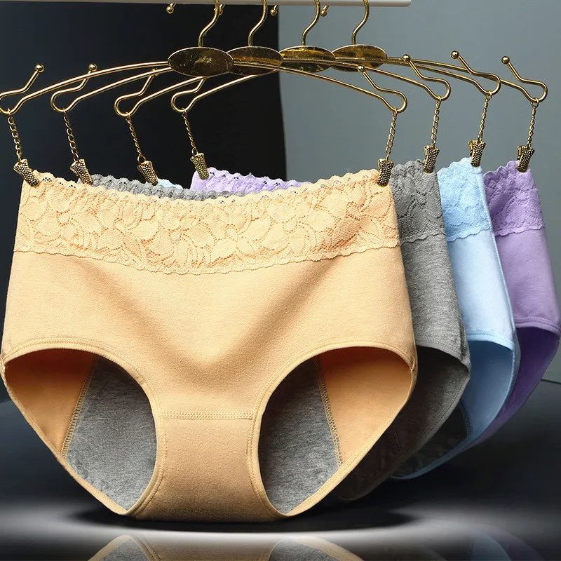 Top Trends: Female Physiological Pants Leak Proof Menstrual Women Underwear Period Panties Cotton Health Seamless Briefs In The Waist Warm Shoppable Styles